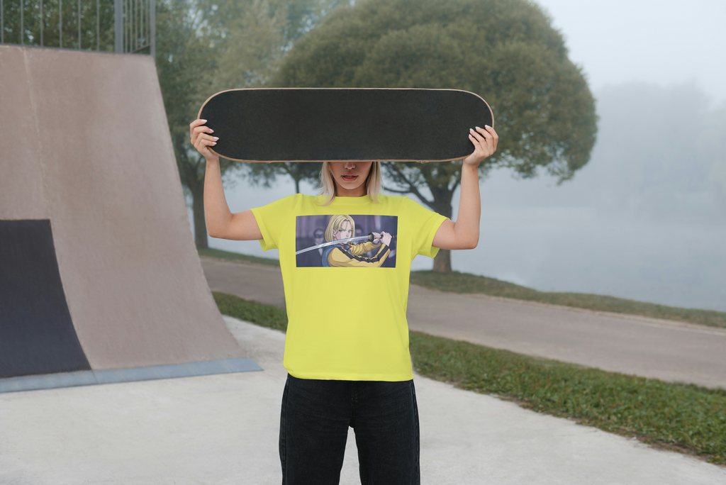 Cyber Bride Android Katana Revenge Anime T-Shirt