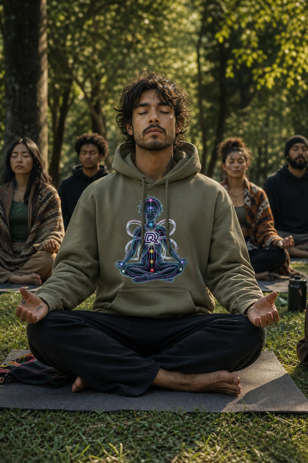 That DuQi Flow – Meridian Aura Anime Pullover Hoodie