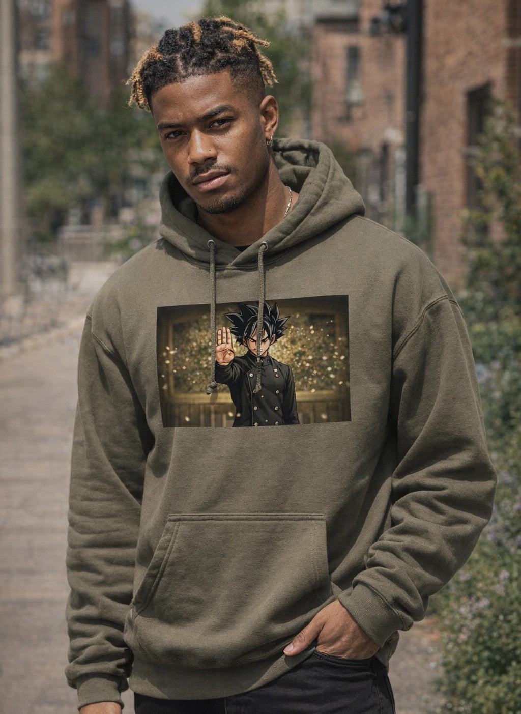 The One - Saiyan Warrior Bullet Stopper Streetwear Hoodie (main)