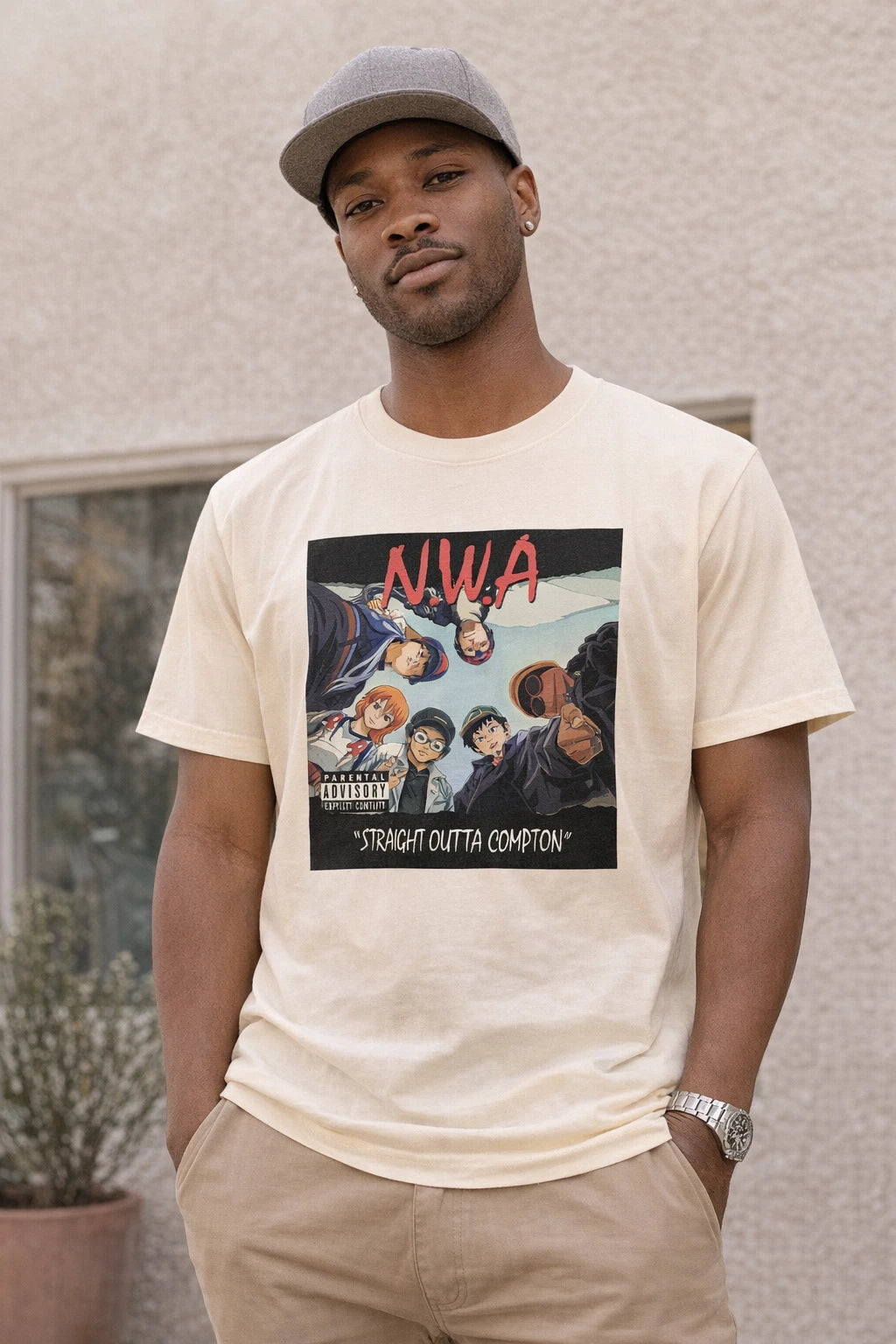 Straight Outta Grand Line & East Blue – DuQi Pirate Posse Tee