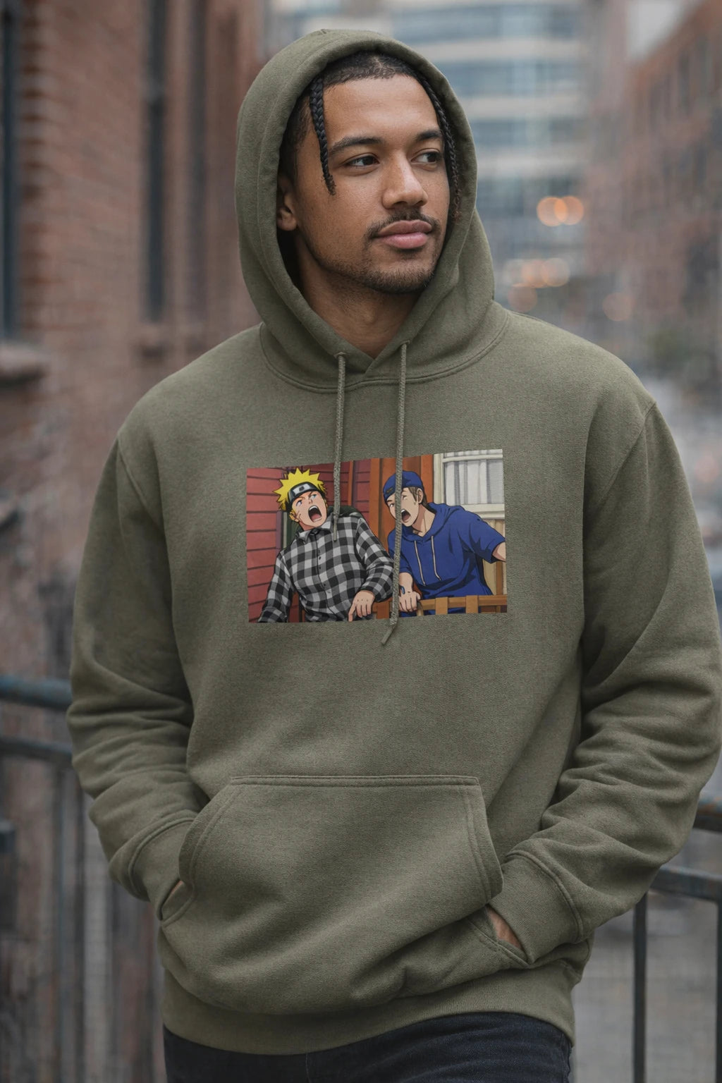 Anime Hood Classic Comedy Reaction Hoodie